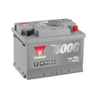 Car battery Yuasa 12V 60Ah Silver High Performance Battery (YBX5075)