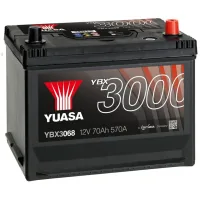 Car battery Yuasa 12V 72Ah SMF Battery (YBX3068)