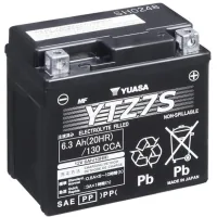Car battery Yuasa 12V 6.3Ah High Performance MF VRLA Battery (YTZ7S)