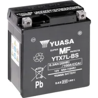 Car battery Yuasa 12V 6Ah MF VRLA Battery AGM (YTX7L-BS)