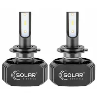 Автолампа SOLAR H7 LED 12/24V 40W 5000Lm 6000K, CSP1860 (8207)