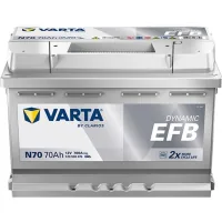 Car battery Varta BlueDynamicEFB70AhEv(-/+)(760EN) N70 (570500076)