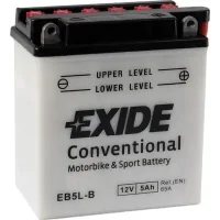 Car battery EXIDE CONVENTIONAL 5Ah Ev (-/+) (65EN) (EB5L-B)