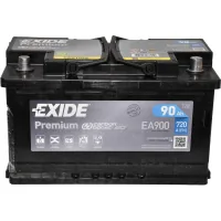 Car battery EXIDE PREMIUM 90Ah EV (-/+) 720EN (EA900)