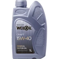 Моторна олива WEXOIL Craft 15w40 1л (WEXOIL_62565)