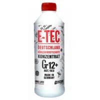 Антифриз E-TEC Конц. Gt12+ Glycsol червоний 1,5 л (9588)