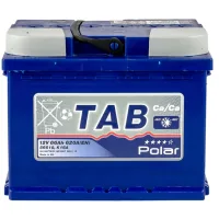 Car battery TAB 66 Ah/12V Polar Blue (121 166)