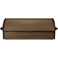 Сумка-органайзер EVAtech L-PRO 32x75x30 см. Ромб коричневий з чорним кантом (BS13641OL3RZB)