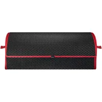 Сумка-органайзер EVAtech L-PRO 32x75x30 см. Ромб чорний з червоним кантом (BS13641OL3RBR)