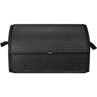 Сумка-органайзер EVAtech M-PRO 32x50x30 см. Сота чорна з чорним кантом (BS13642OM3SBB)