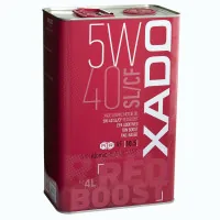Моторна олива Xado Atomic Oil 5W-40 SL/CF RED BOOST 4л (XA 26206)