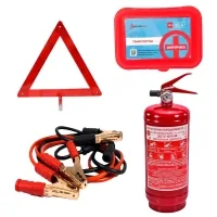 Poputchik technical assistance set with fire extinguisher VP-2 "VOLT" (VP-2+Sign+First aid kit+Wires) (33-033-IS)