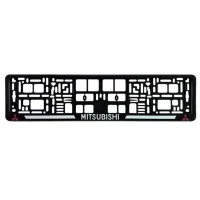 Poputchik Mitsubishi license plate frame (24-112-IS)