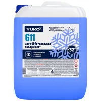 Antifreeze Yuko -32 Super G11 blue. PE can. 10 l (10 kg.) (4823110406182)