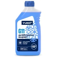 Antifreeze Yuko -32 Super G11 blue. PE can. 1 l (1 kg.) (4823110404393)