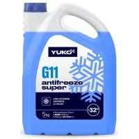 Antifreeze Yuko -32 Super G11 blue. PE can. 5 l (5 kg) (4823110404423)