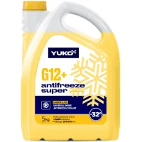 Antifreeze Yuko -32 Super G12+ yellow. PE can. 5 l (5 kg) (4823110404454)