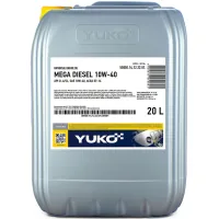 Моторна олива Yuko MEGA DIESEL 10W-40, API CI-4/SL 20л (4820070245882)