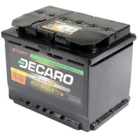 Car battery DECARO 60Ah-12v START R,EN480 (6СТ-60 AZ (0) S)