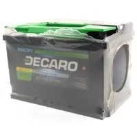 Car battery DECARO 74Ah-12v PROFI R, EN720 (6СТ-74 A3 (0) PRO)