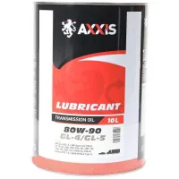 Трансмісійна олива AXXIS 80W-90 GL-4/GL-5 10л (ax-1008)