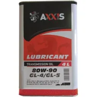 Трансмісійна олива AXXIS 80W-90 GL-4/GL-5 4л (AX-2058)
