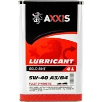 Моторна олива AXXIS 5W-40 A3/B4 Gold Sint 4л (AX-2025)
