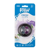 Ароматизатор для автомобіля VITOL Fresh Clips Linen +Lavender (VFC02)