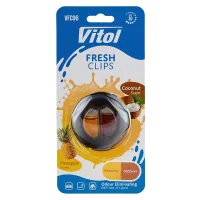 Ароматизатор для автомобіля VITOL Fresh Clips Pineapple+Coconat (VFC06)