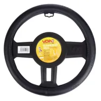 Чохол на руль VITOL L чорн (VLOD-24LC10 BK/RD L)