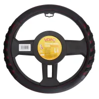 Чохол на руль VITOL L чорн (VLOD-L2628 BK/RD L)