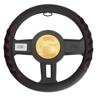 Чохол на руль VITOL M чорн (VLOD-L2628 BK/RD M)
