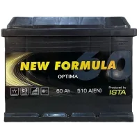 Акумулятор автомобільний NEW FORMULA Optima 60Ah (+/-) (510EN) (5601103252)