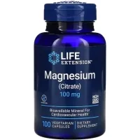 Мінерали Life Extension Цитрат Магнію, Magnesium (Citrate), 160 мг, 100 капсул (LEX-16821)