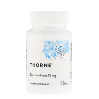 Мінерали Thorne Research Цинк Пиколинат 15 мг, Zinc Picolinate, 60 капсул (THR-21002)