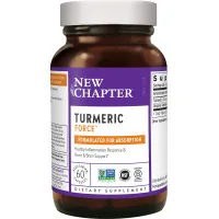 Трави New Chapter Куркумін, Turmeric Force, 60 гелевих капсул (NC0046)