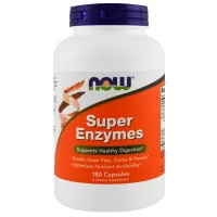 Пробіотики Now Foods Супер Ензими, 180 капсул (NOW-02964)