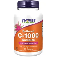 Вітамін Now Foods Комплекс Вітаміну C-1000, з 250 мг біофлавоноїдів, Complex C (NF0700)