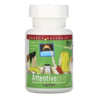 Vitamin and mineral complex Source Naturals Complex Attentive Child, 30 tablets (SN1945)
