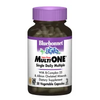 Multivitamin Bluebonnet Nutrition Multivitamins Without Iron, MultiONE, 30 Gel Capsules (BLB0145)