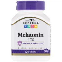 Amino acid 21st Century Melatonin, 5 mg, 120 tablets (CEN-27087)