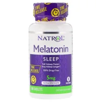 Amino Acid Natrol Melatonin Increased Potency 5 mg, Melatonin, 100 tablets (NTL-04837)