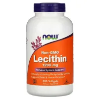 Amino acid Now Foods Lecithin 1200 mg, Lecithin, 200 gelatin capsules (NOW-02212)