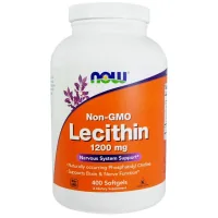 Amino acid Now Foods Lecithin 1200 mg, Lecithin, 400 gelatin capsules (NOW-02214)