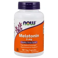 Amino acid Now Foods Melatonin 3 mg, 180 softgels (NOW-03257)