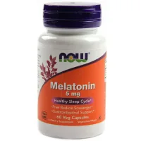 Amino acid Now Foods Melatonin, Melatonin, 5 mg, 60 capsules (NF3555)