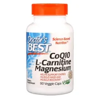 Antioxidant Doctor's Best Coenzyme Q10, L-Carnitine and Magnesium, CoQ10 L-Carnitine Magnesiu (DRB-00477)