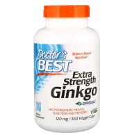 Doctor's Best Herbs Super Strong Ginkgo Extract 120mg, Profile Proven, 360 Gel (DRB-00273)