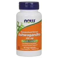 Now Foods Herbs Ashwagandha 450mg, 90 Softgels (NOW-04603)