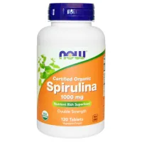 Herbs Now Foods Spirulina 1000mg, 120 tablets (NOW-02715)